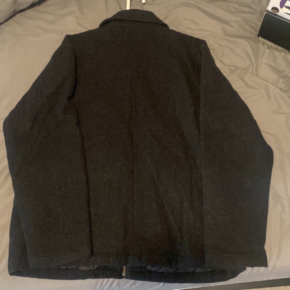 GAP wool coat w/ diamond stitched interior PRICE NEGOTIABLE - Picture 2 of 3